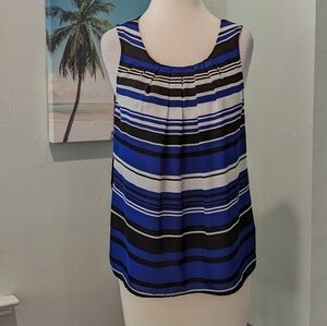 Ellle striped dress casual sleeveless blouse
